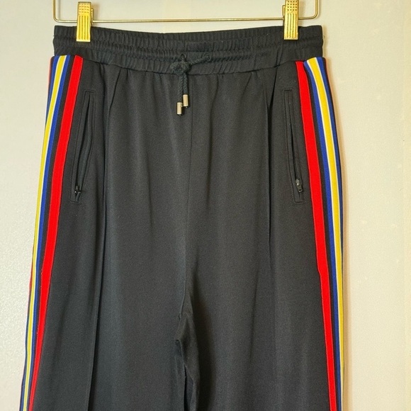 Rebekah Minkoff Betsey Oversized Racing-Stripe Drawstring Pants - Picture 6 of 15